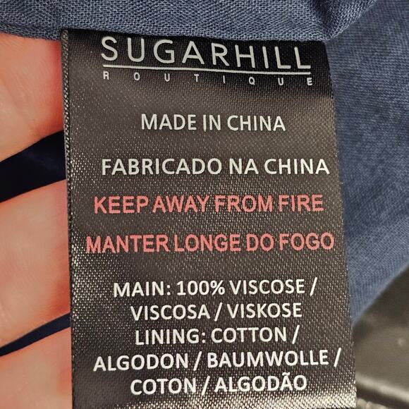 Modcloth Sugarhill Boutique Love Me Doodle Heart Print Shift Dress Sz 2 Kidcore - Picture 6 of 8